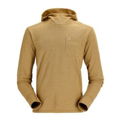 Simms Henry's Fork Hoody Men's in Camel Heather